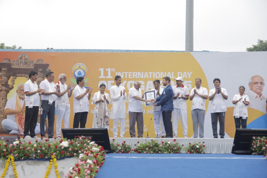 International Yoga Day: Vadnagar creates Guinness World Record