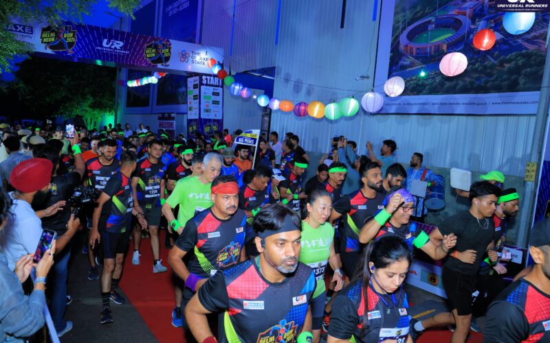 Omaxe State, Dwarka Glows Bright with the Electrifying 3rd Edition of Delhi Neon Run 2025